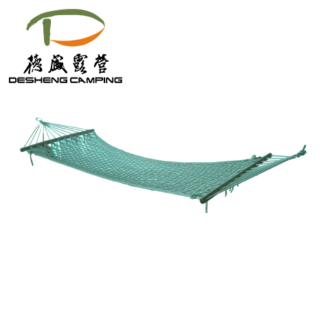 hammock with wooden bar