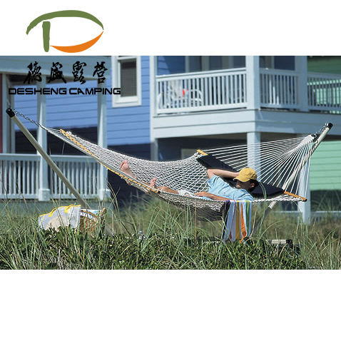 hammock with wooden bar